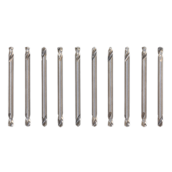 Sealey AK9910 Double End Drill Bit Set 10pc 1/8