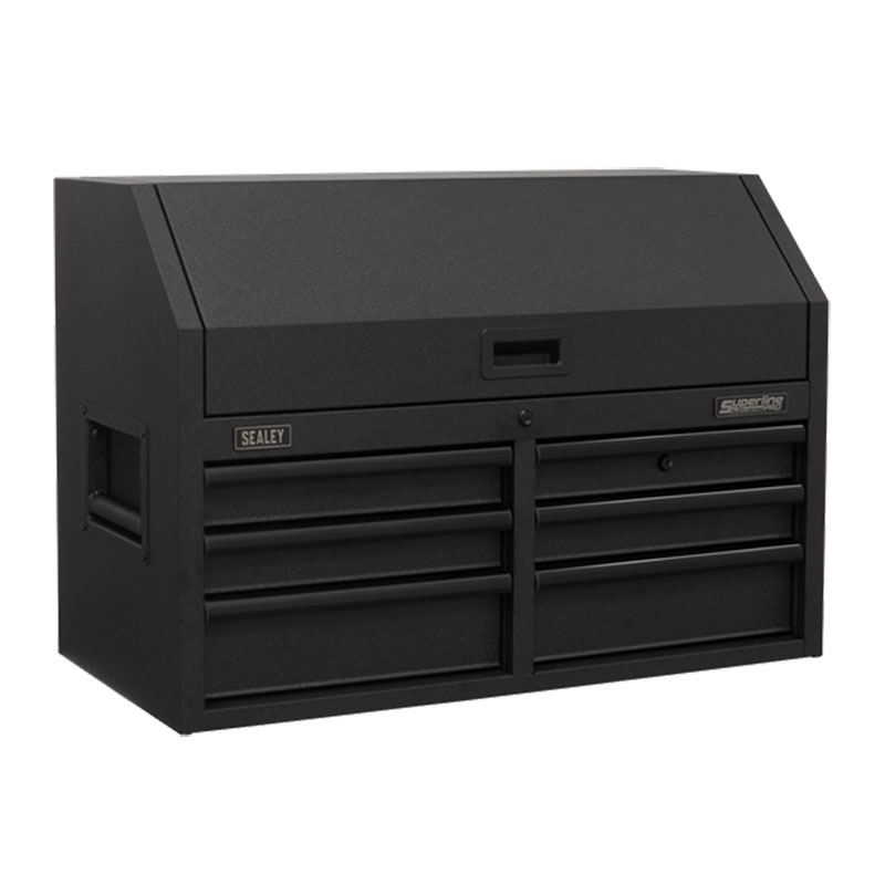 Sealey AP3607BE Topchest 6 Drawer 910mm with Soft Close Drawers & Power Strip