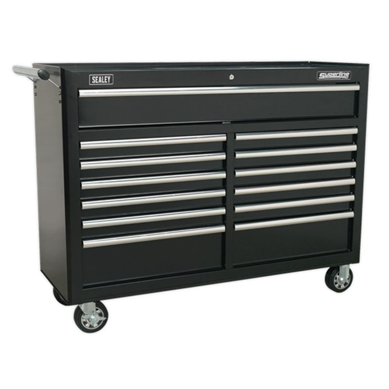 Sealey AP5213TB Rollcab 13 Drawer with Ball Bearing Slides - Black
