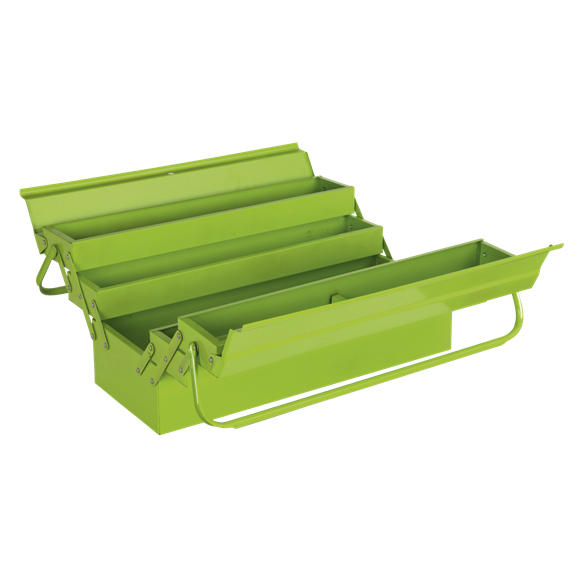 Sealey AP521HV Cantilever Toolbox 4 Tray 530mm Hi-Vis Green