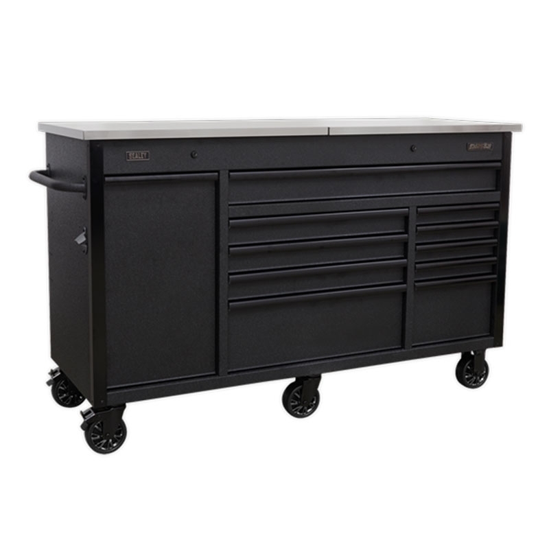 Sealey AP6310BE Mobile Tool Cabinet 1600mm with Power Tool Charging Drawer