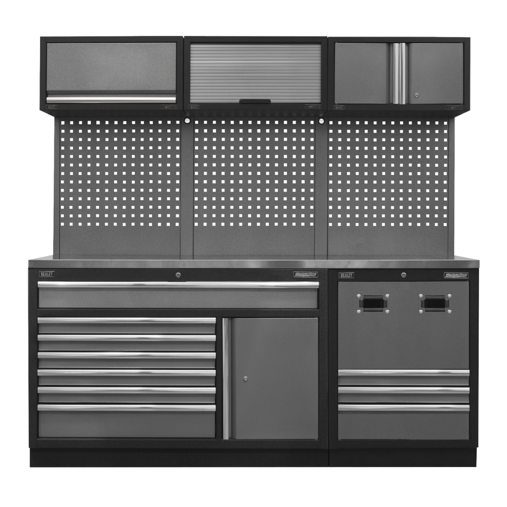 Sealey APMSSTACK14SS Modular Storage System Combo - Stainless Steel Worktop