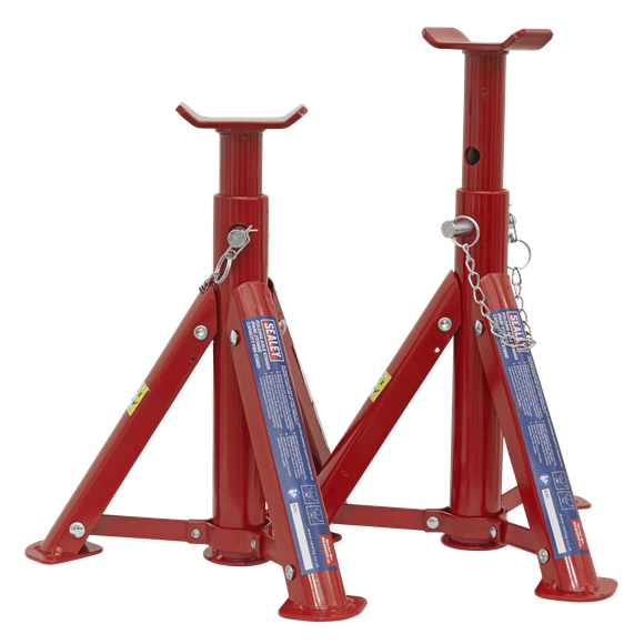 Sealey AS2000F Axle Stands (Pair) 2tonne Capacity per Stand - Folding Type