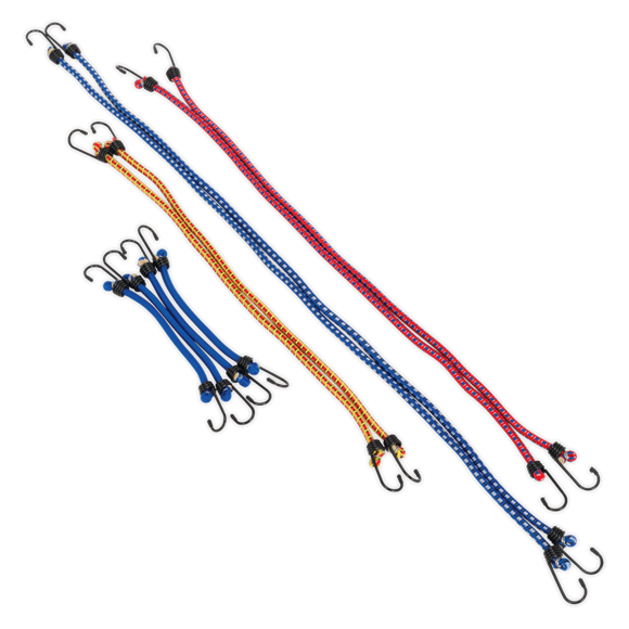 Sealey BCS10 Elastic Cord Set 10pc