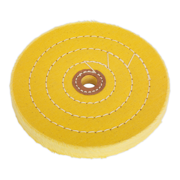 Sealey BG150BWC Buffing Wheel Ø150 x 13mm Ø13mm Bore Coarse