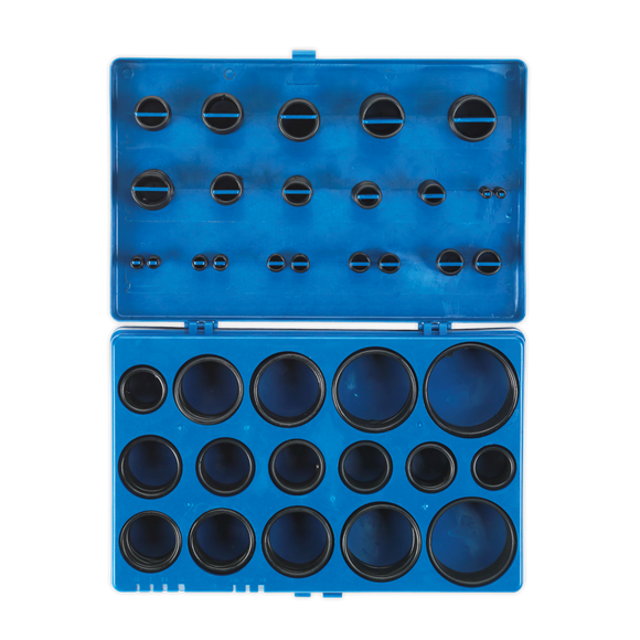 Sealey BOR407 Rubber O-Ring Assortment 407pc - Imperial