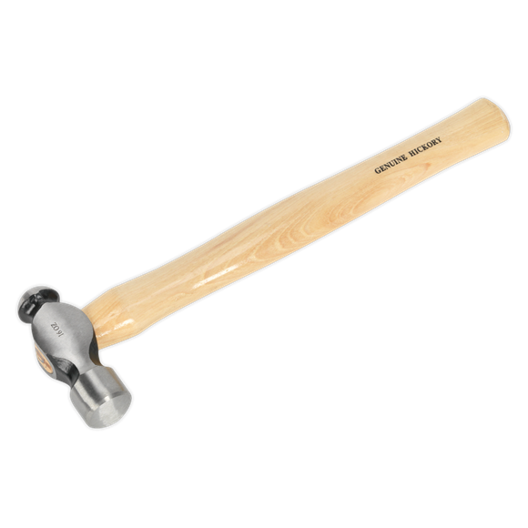 Sealey BPH16 Ball Pein Hammer 1lb Hickory Shaft