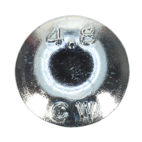 Sealey CBN840 Coach Bolt & Nut DIN 603 - M8 x 40mm Zinc Pack of 50