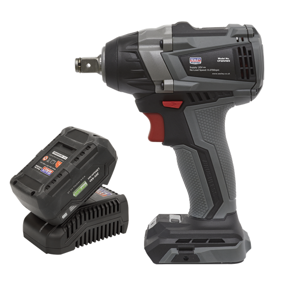 Sealey CP20VIWXKIT1 Brushless Impact Wrench Kit 1/2