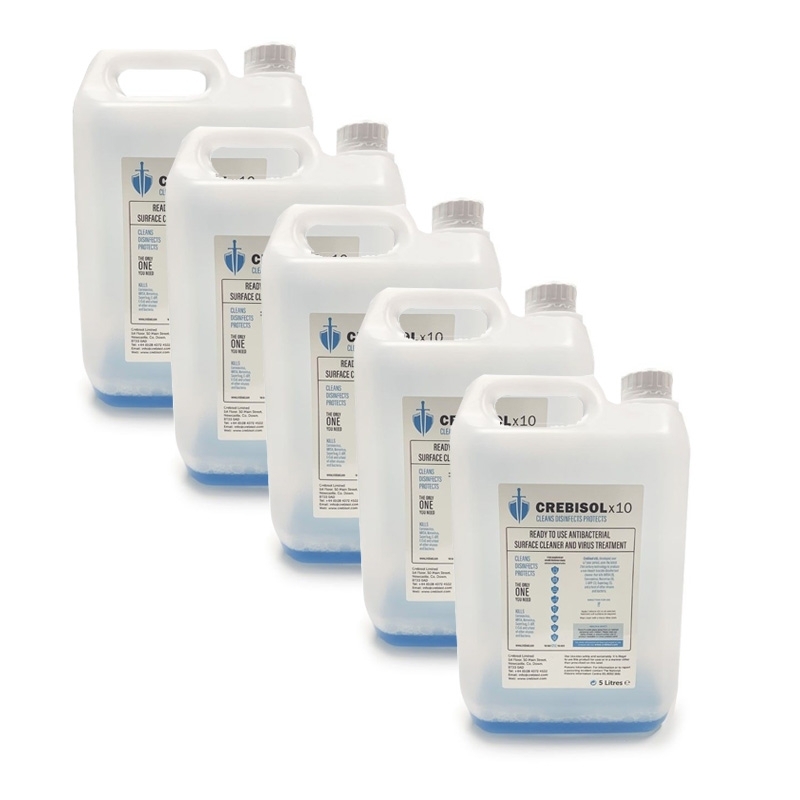 5x Crebisol 5l Disinfectant Cleaner Bundle Deal