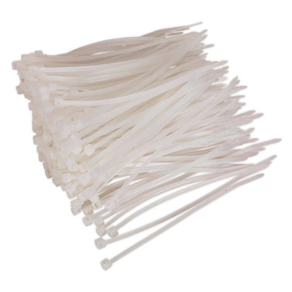 Sealey CT10025P200W Cable Tie 100 x 2.5mm White Pack of 200