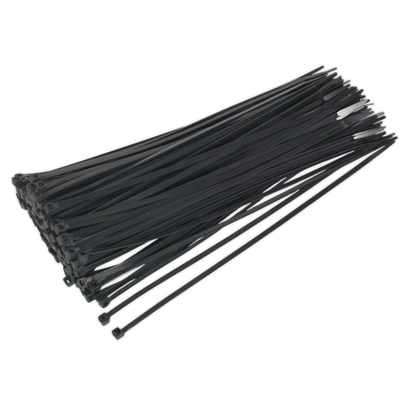 Sealey CT30048P100 Cable Tie 300 x 4.4mm Black Pack of 100