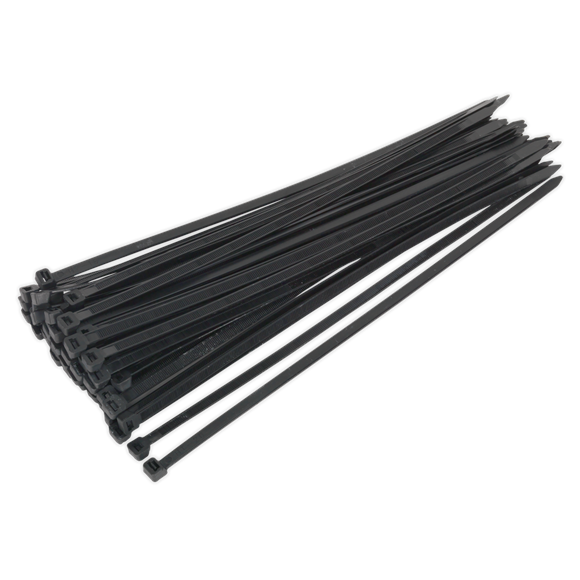 Sealey CT35076P50 Cable Tie 350 x 7.6mm Black Pack of 50