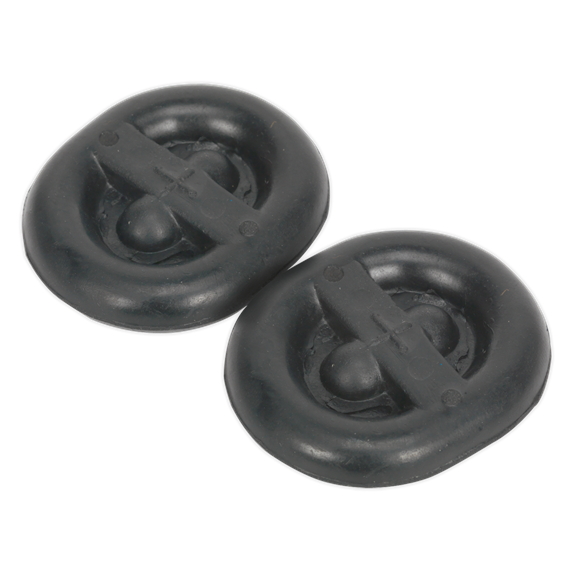 Sealey EX03 Exhaust Mounting Rubbers - L62 x D54 x H13.5 (Pack of 2)