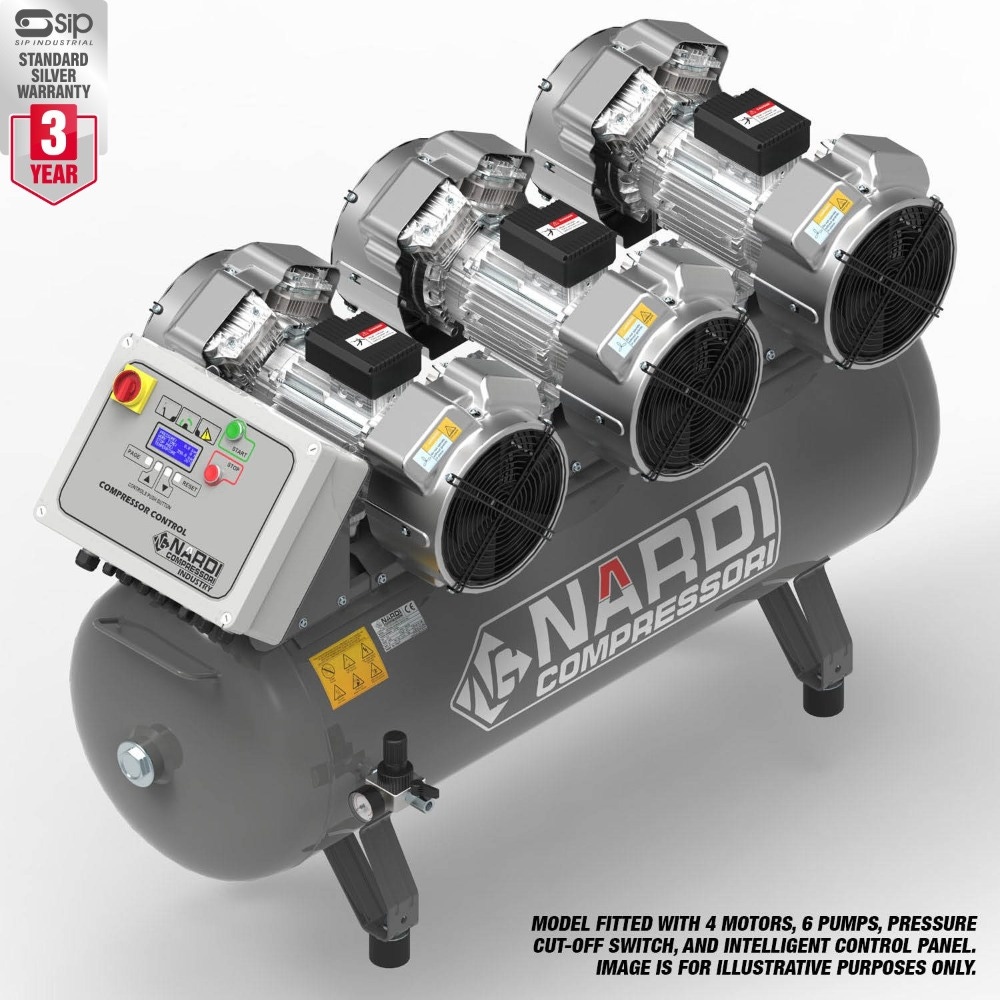 NARDI EXTREME MP 9.00HP 270ltr Compressor with Control Panel