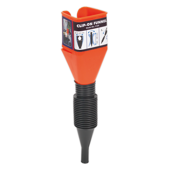 Sealey F12S Clip-On Funnel with Spout