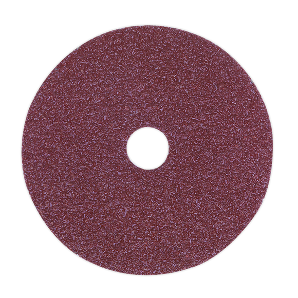 Sealey FBD10036 Sanding Disc Fibre Backed Ø100mm 36Grit Pack of 25