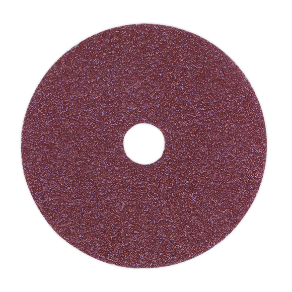 Sealey FBD10050 Sanding Disc Fibre Backed Ø100mm 50Grit Pack of 25