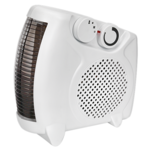 Sealey FH2010 Fan Heater 2000W/230V 2 Heat Settings & Thermostat