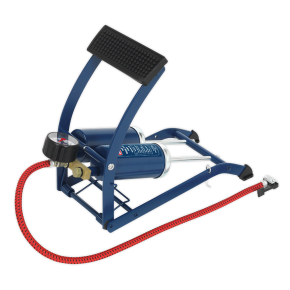 Sealey FP2 Foot Pump Twin Barrel