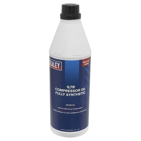 Sealey FSO1S Compressor Oil Fully Synthetic 1L