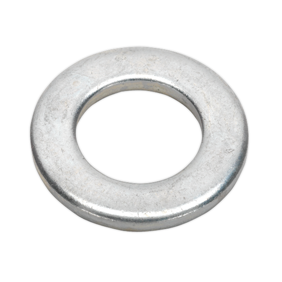 Sealey FWA1630 Flat Washer DIN 125 M16 x 30mm Form A Zinc Pack of 50