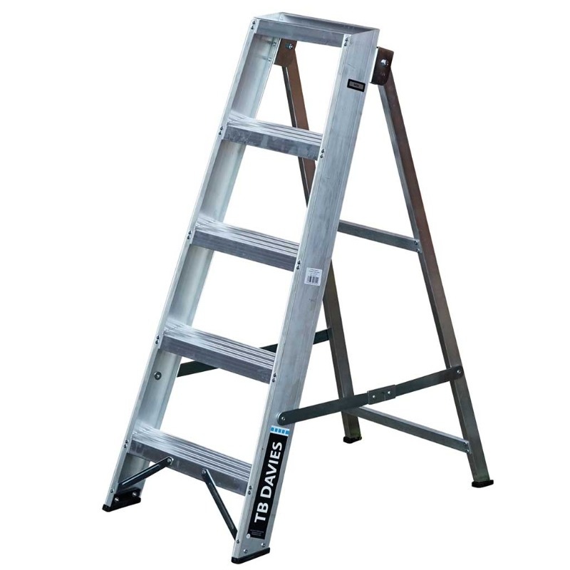 TB Davies 1200-025 5 Tread Professional Swingback Step Ladder