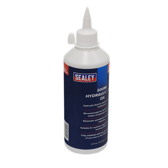 Sealey HJO500MLS Hydraulic Jack Oil 500ml