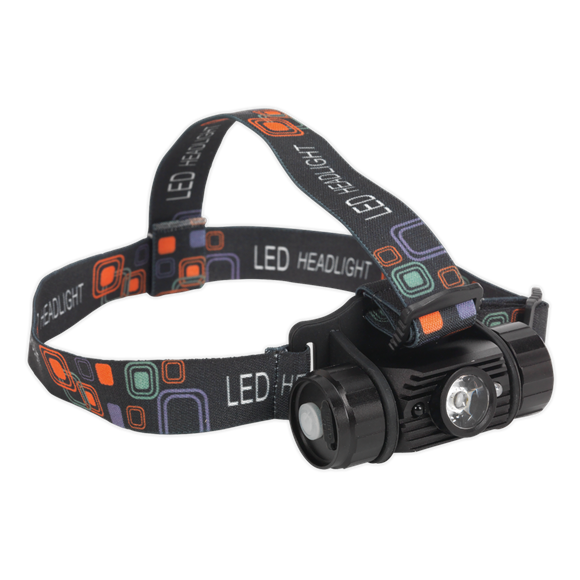 Sealey HT108LED Rechargeable Head Torch 5W CREE* XPG LED Auto-Sensor