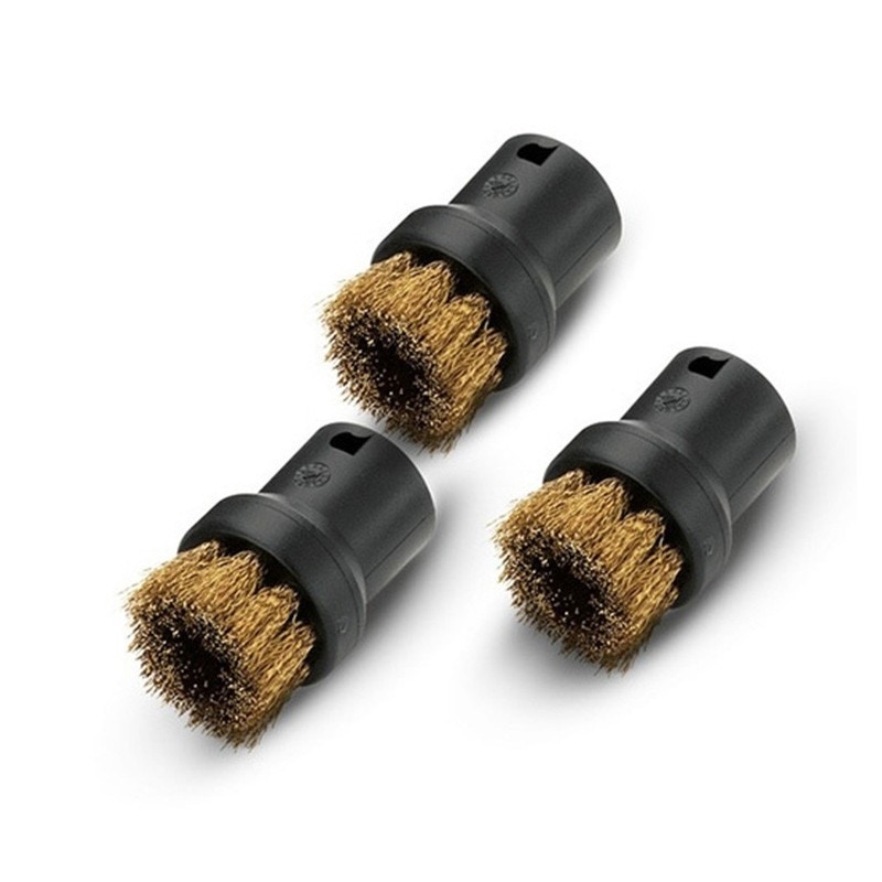 Karcher Round Brush Set With Brass Bristles (Set of 3)