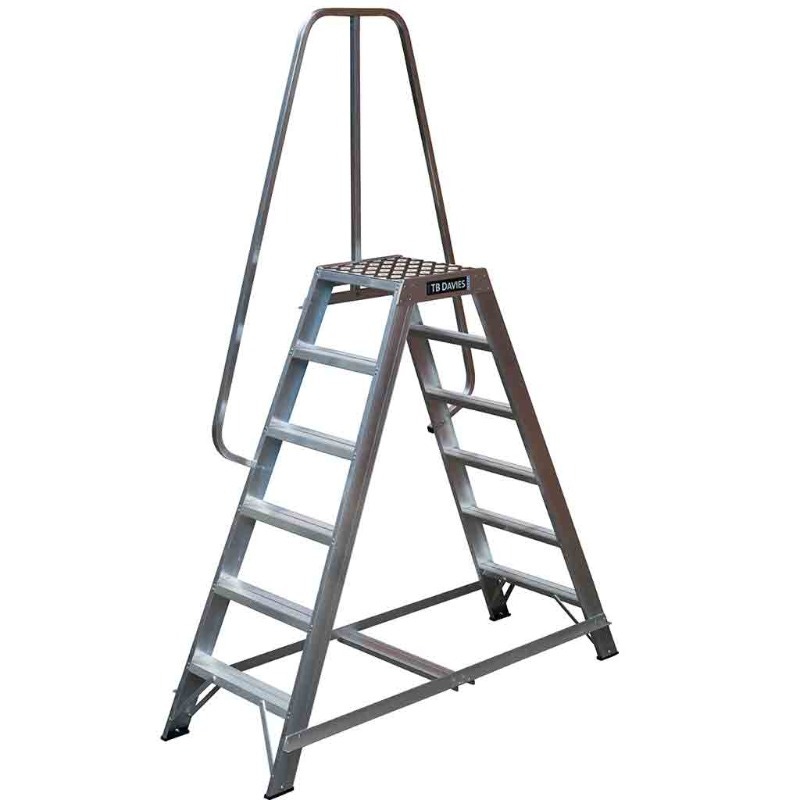 TB Davies 1272-006 6 Tread Heavy-Duty Double Sided Machine Step