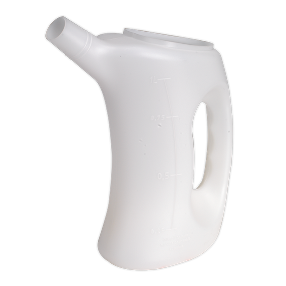 Sealey J1 Measuring Jug with Rigid Spout 1L