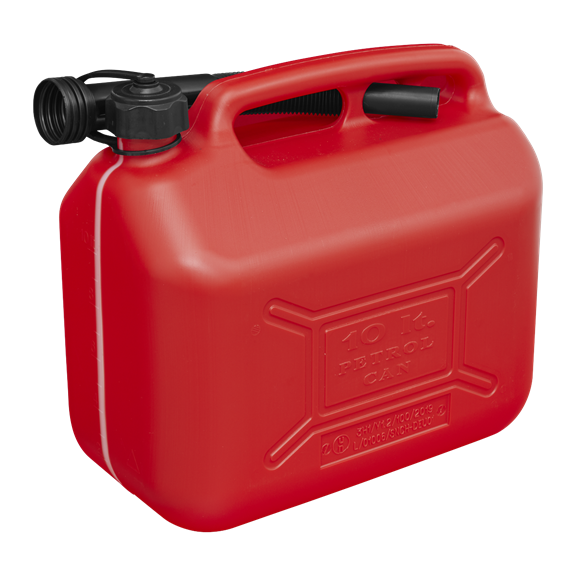 Sealey JC10PR Fuel Can 10L - Red