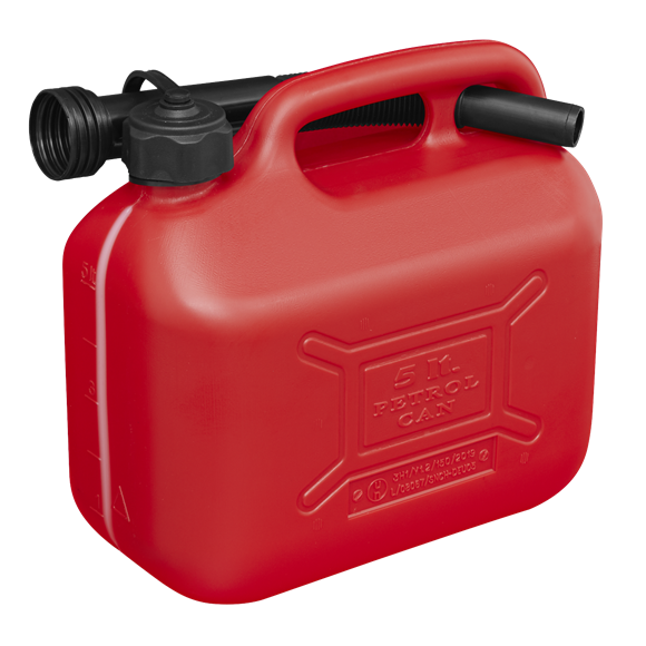 Sealey JC5R Fuel Can 5L - Red