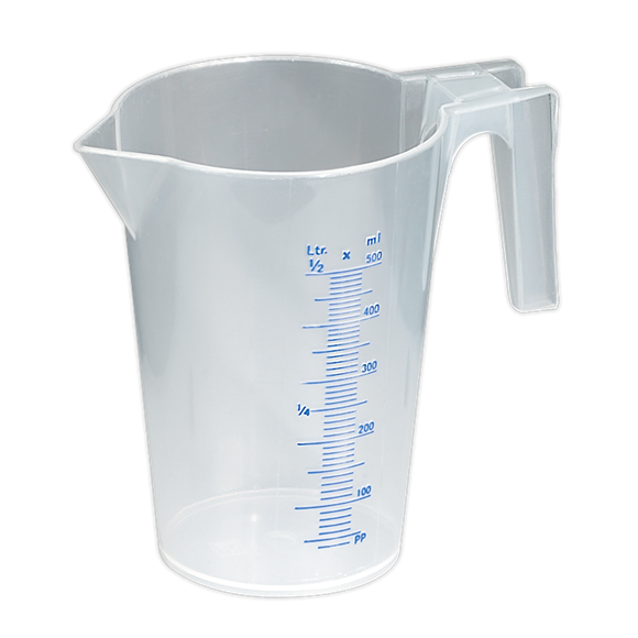 Sealey JT0500 Measuring Jug Translucent 0.5L