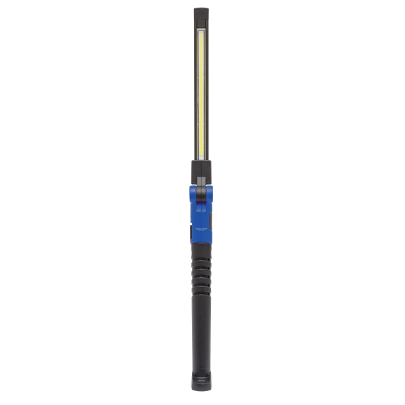 Sealey LED01B Rechargeable Slim Folding Pocket Light 2 COB & 1 SMD LED - Blue