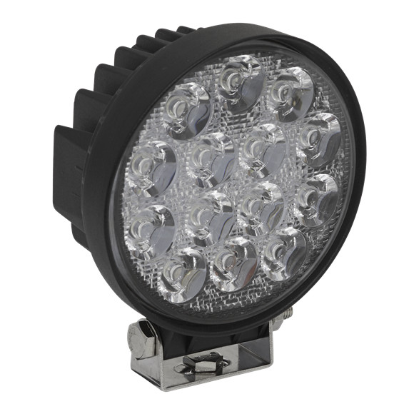 Sealey LED4R Round Work Light with Mounting Bracket 42W SMD LED