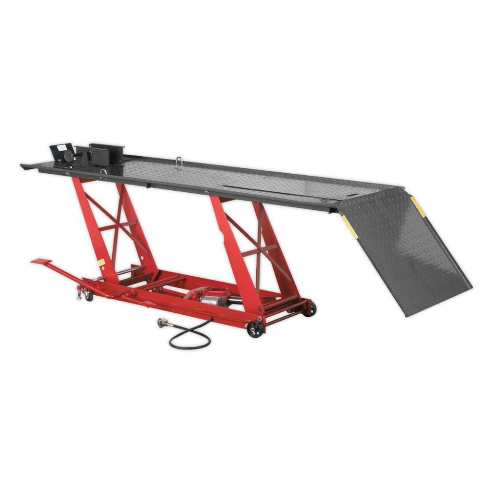 Sealey MC401A Motorcycle Lift 454kg Capacity Air/Hydraulic