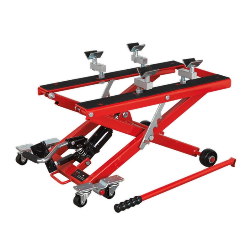 Sealey MC4500 Motorcycle & Quad Scissor Lift 500kg Capacity Hydraulic