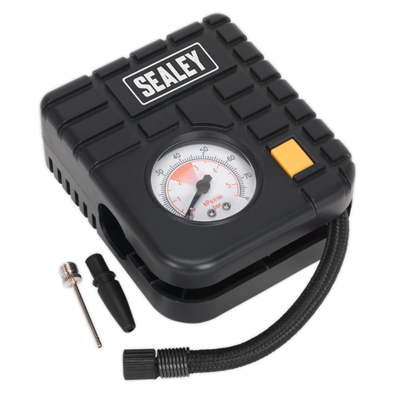 Sealey MS163 Micro Air Compressor with Work Light 12V