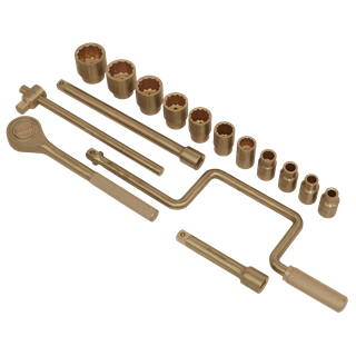 Sealey NS124 Socket Set 17pc 1/2