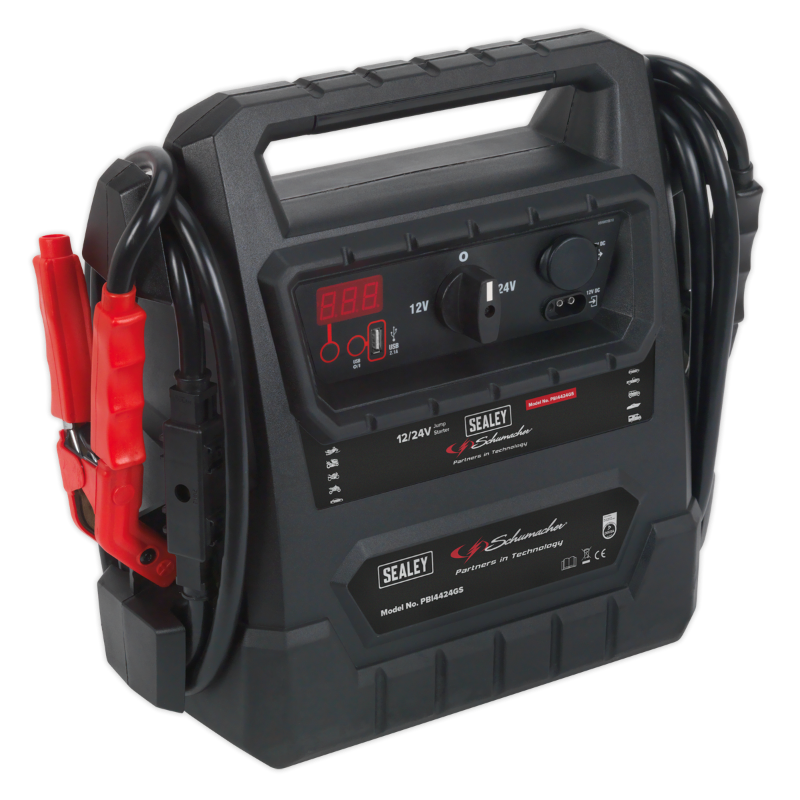 Sealey PBI4424GS Schumacher® RoadStart® Emergency Jump Starter 12/24V 4600 Peak Amps - DEKRA Approved