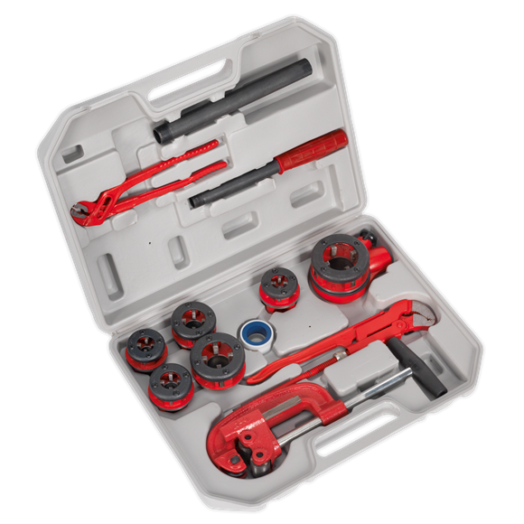 Sealey PTK993 Pipe Threading Kit 1/4