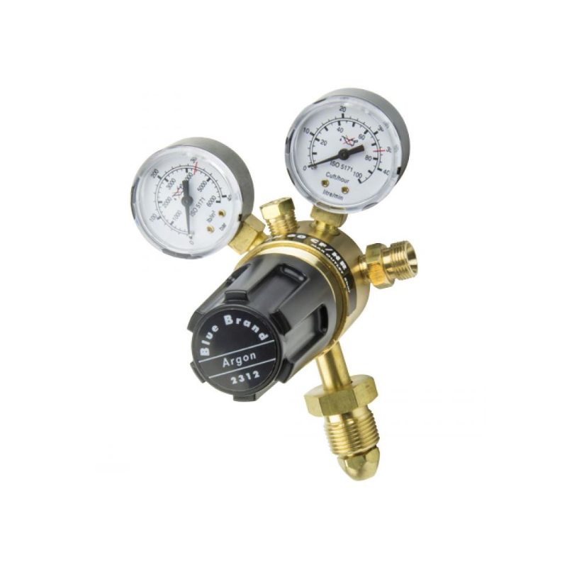 SIP Brass Regulator with Contents and Flow Gauges