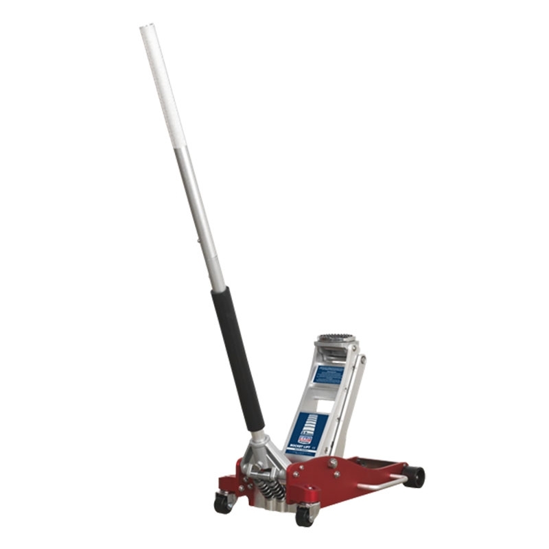 Sealey RJA2500 Trolley Jack 2.5tonne Low Entry Aluminium Rocket Lift