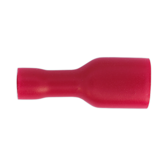 Sealey RT16 Fully Insulated Terminal 6.3mm Female Red Pack of 100