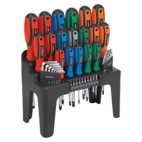 Sealey S01090 Screwdriver, Hex Key & Bit Set 44pc