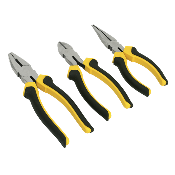 Sealey S0645 Comfort Grip Pliers Set 3pc