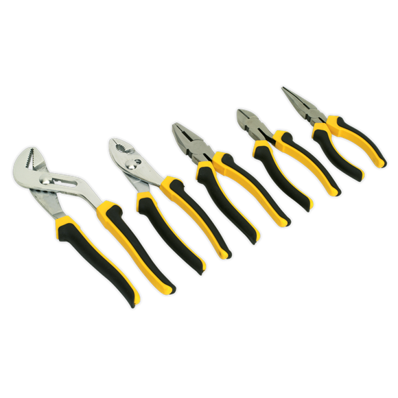 Sealey S0646 Comfort Grip Pliers Set 5pc