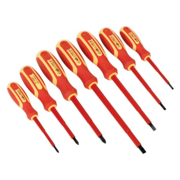 Sealey S0756 Screwdriver Set 7pc Electrician's VDE Approved